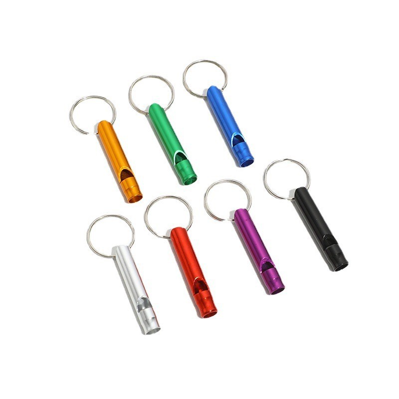 Picture of Aluminum alloy big small size whistle field survival whistle outdoor activities training whistle survival whistle metal whistle