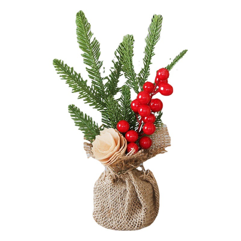 Christmas decorations iron small Christmas tree ornaments mini Christmas tree table decoration Christmas gifts