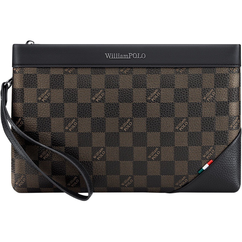 Emperor Paul Clutch Men's Genuine Leather Business High-End Clutch Bag Large Capacity Leather Bag Envelope Bag Clutch Bag Wholesale