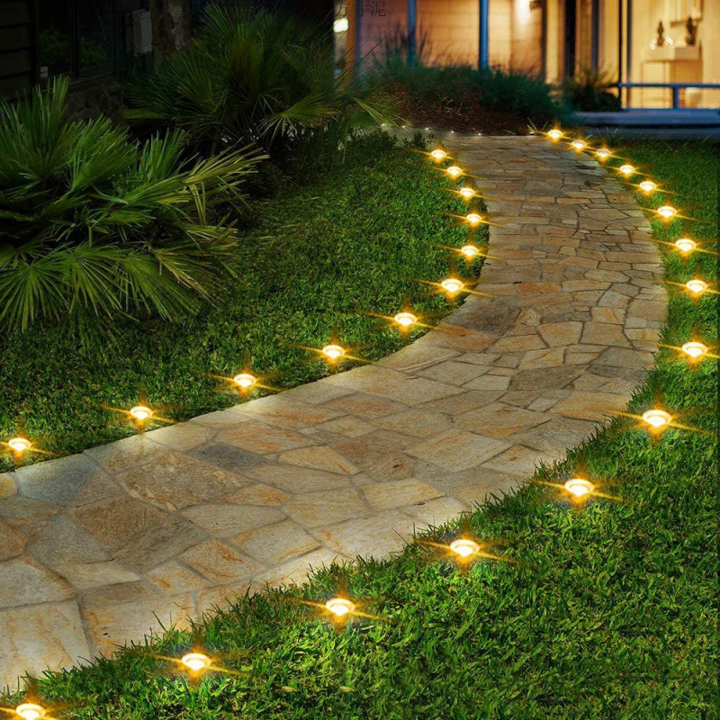 Solar Garden Light Household Steps Outdoor Garden Arrangement Courtyard Waterproof Lawn Decorative View Light