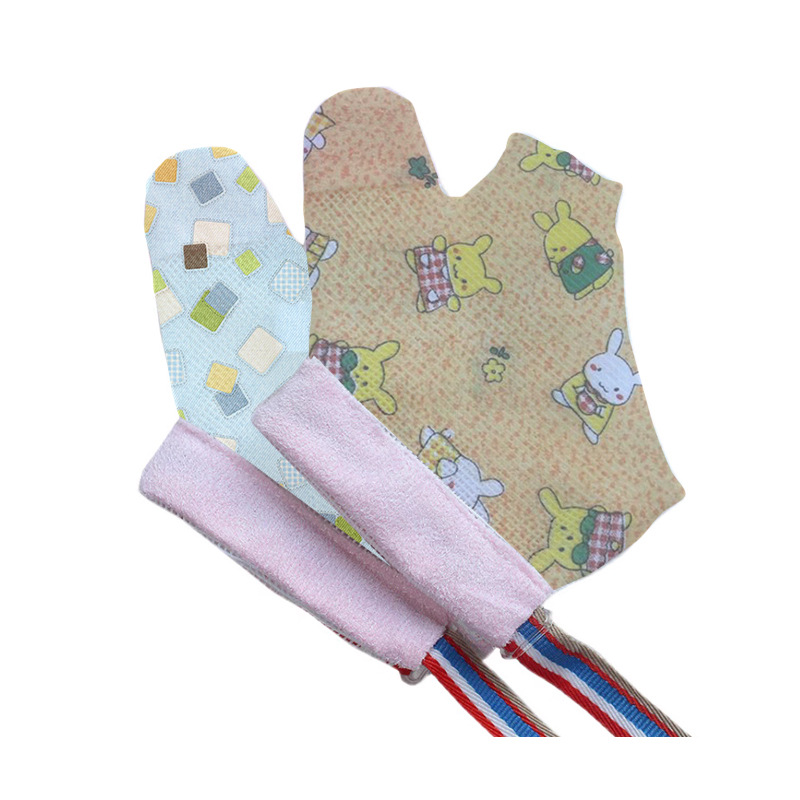 Picture of Children's anti-biting nail gloves ring hand artifact baby anti-sucking thumb gloves anti-eating gloves thin correction