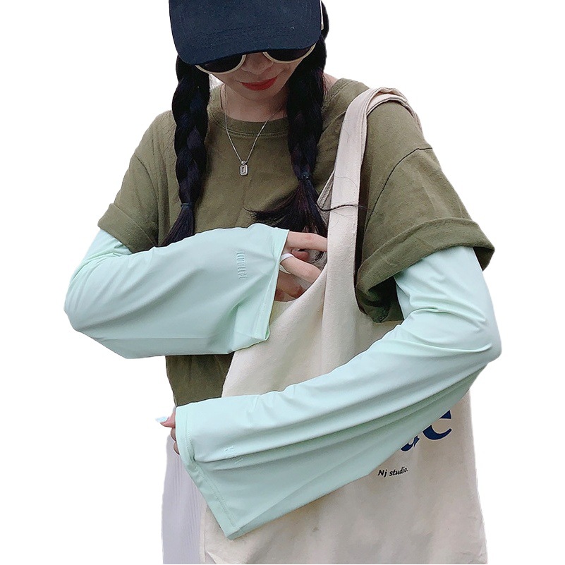 Summer loose comfortable horn ice sleeve personality try all-match trendy ice sleeve sun protection refreshing oversleeve