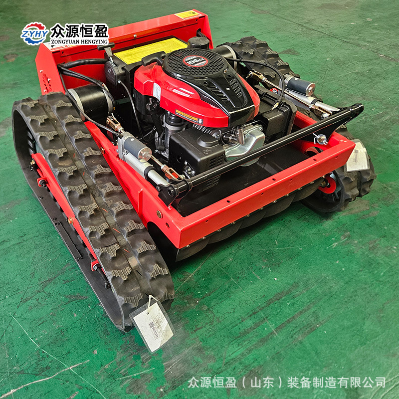 Crawler Diesel High-Power Grass Cutting and Weeding Machine, Remote Control Lawn Mower, Orchard Weeding and Grass Cutting Machine