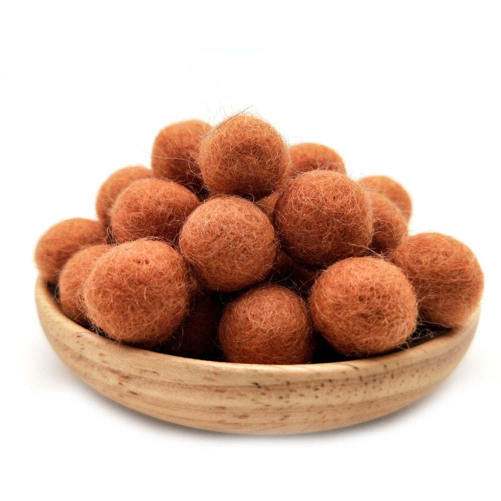 Picture of Cross-border in stock 2CM wool ball Christmas jewelry accessories Christmas diy colorful wool ball small wool ball pokes