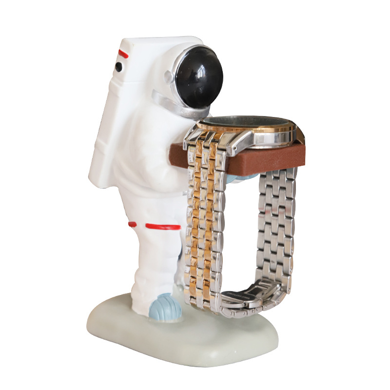 Picture of Creative Astronaut Watch Bracket Bracket Display Stand Astronaut Watch Stand Watch Holder Storage Stand Watch Stand Ornaments