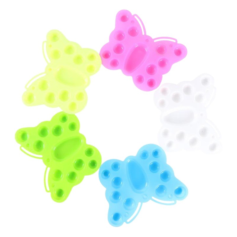 Children's Painting Graffiti Butterfly-shaped Multi-function Pigment Color palette Color Art Graffiti Color palette