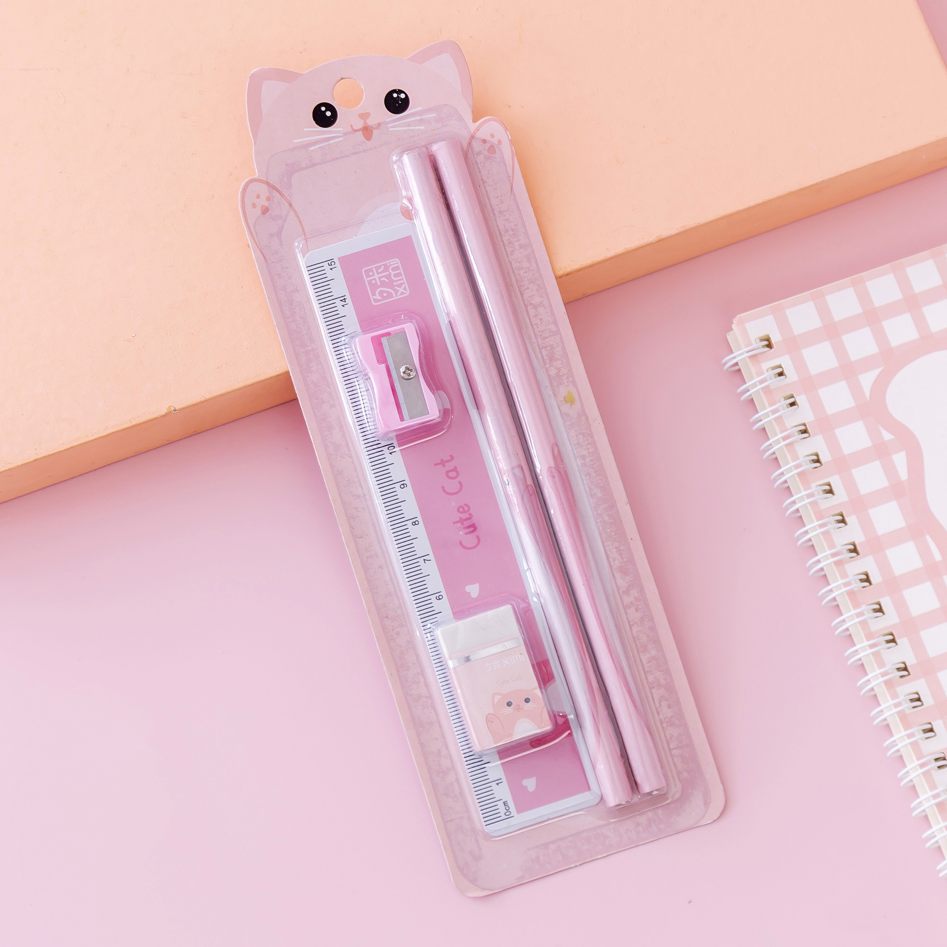 Picture of Learning Stationery Set Gift Box Children's Day Gift School Supplies Cute Student Reward Small Gift Pencil