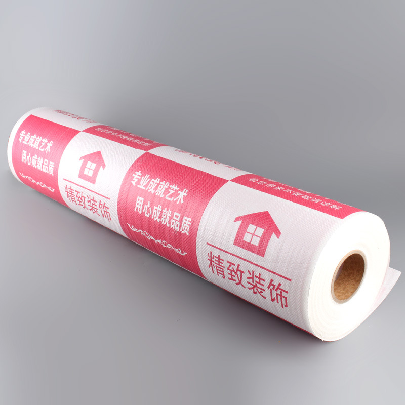 Picture of PVC decoration ground protective film disposable site protection knitted mulch cotton tile thickened double layer protective pad