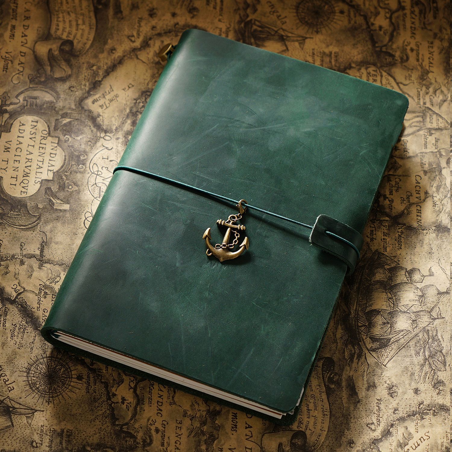 Picture of Travel Notebook Notebook Cowhide Genuine Leather Diary Retro Notepad Creative Record Tn Spot Wholesale