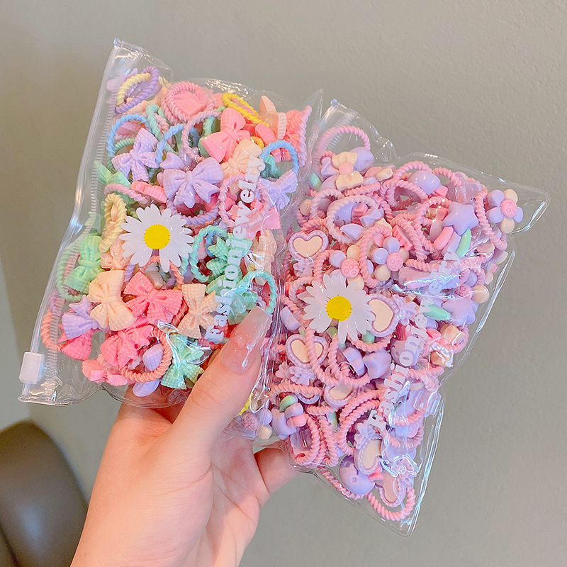 Picture of Children's rubber band does not hurt hair, good elasticity, Girl's rubber band, baby's hair rope, small size tie hair, hair ring, hair accessories