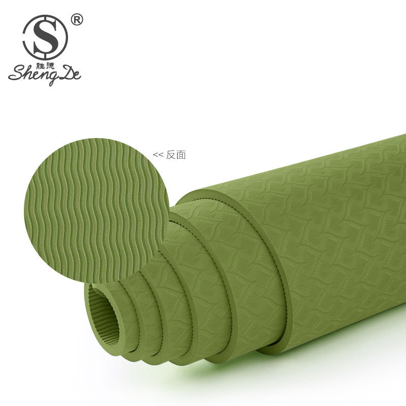 Picture of Widened 90CM Thickened 12mmTPE Yoga Mat Yoga Mat Fitness Mat Pilates Mat Floor Mat Factory Wholesale