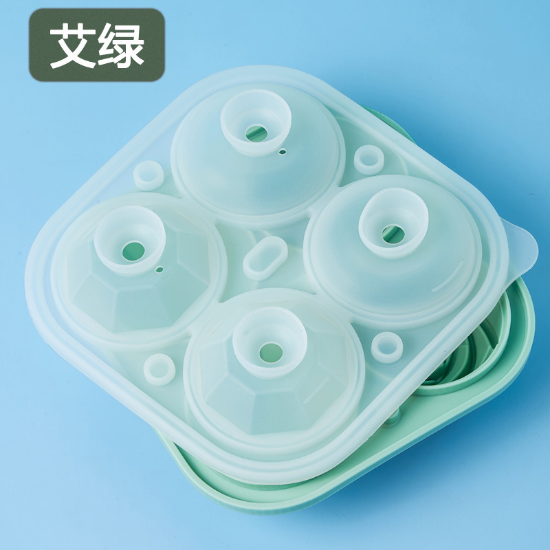 Picture of Rose Flower Ice Pot Mold Rose Diamond Combination Ice Pot Ice Pot Silicone Ice Pot Ice Pot Ice Box Ice Pot Mold