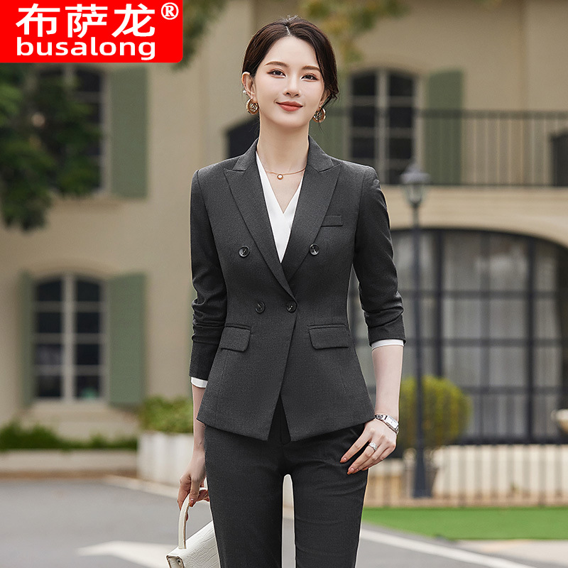 Picture of Interview Suit suit Women Formal Occasion Formal Dress College Students Civil Servant Professional Suit Work Clothes 2024 Spring and Autumn