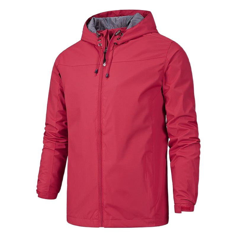 Picture of Outdoor windproof waterproof four-season mountaineering suit men's thin spring and autumn single-layer jacket women's one-piece hair