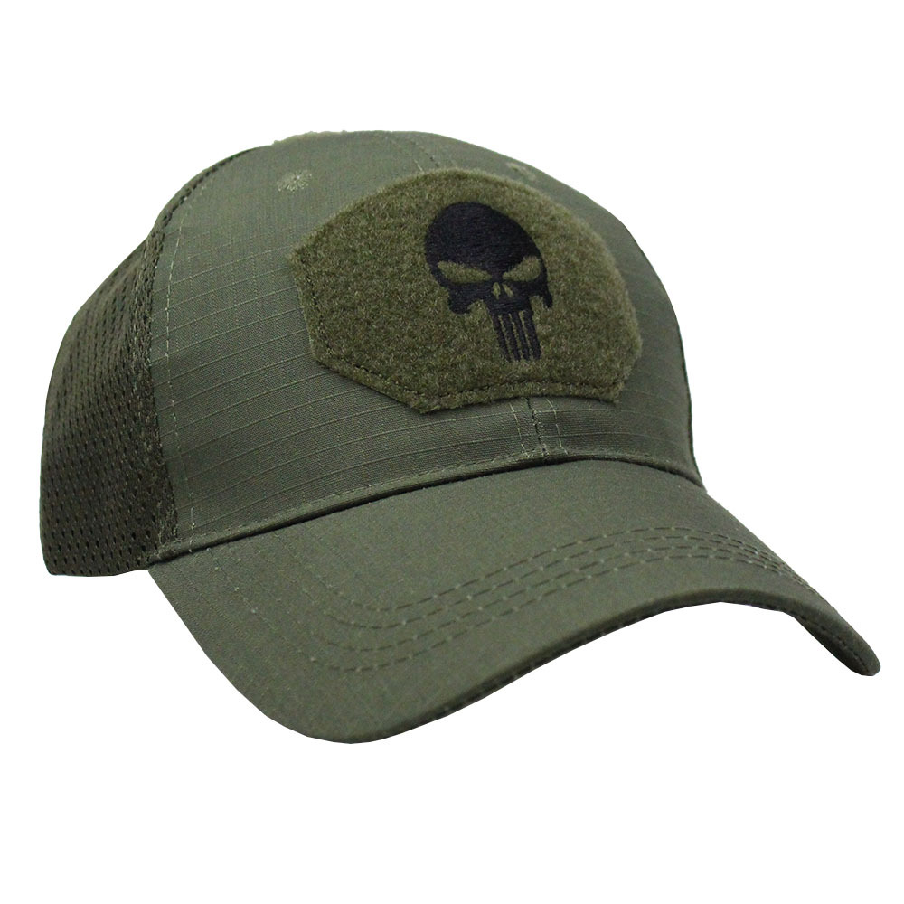 Picture of Summer Camouflage Baseball Cap Military Fan Outdoor Special Forces Tactical Hat Skull Fishing Sunshade Velcro Cap Men