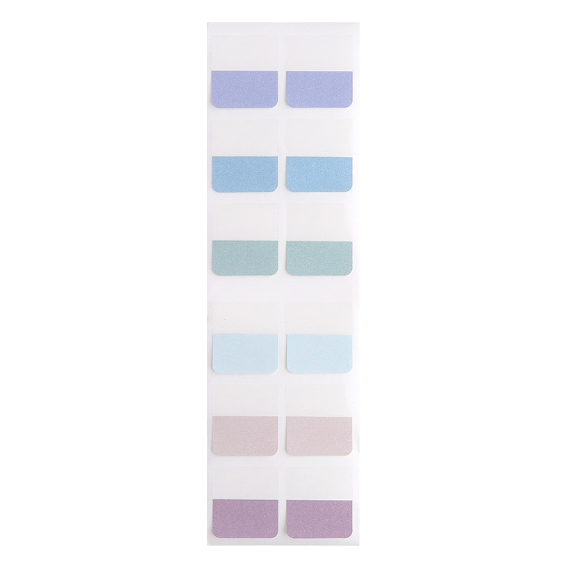 Morandi Index Label Sticker Post-it Note Marker Paper Student Color Fluorescent Bookmark Paper Lead Sticker