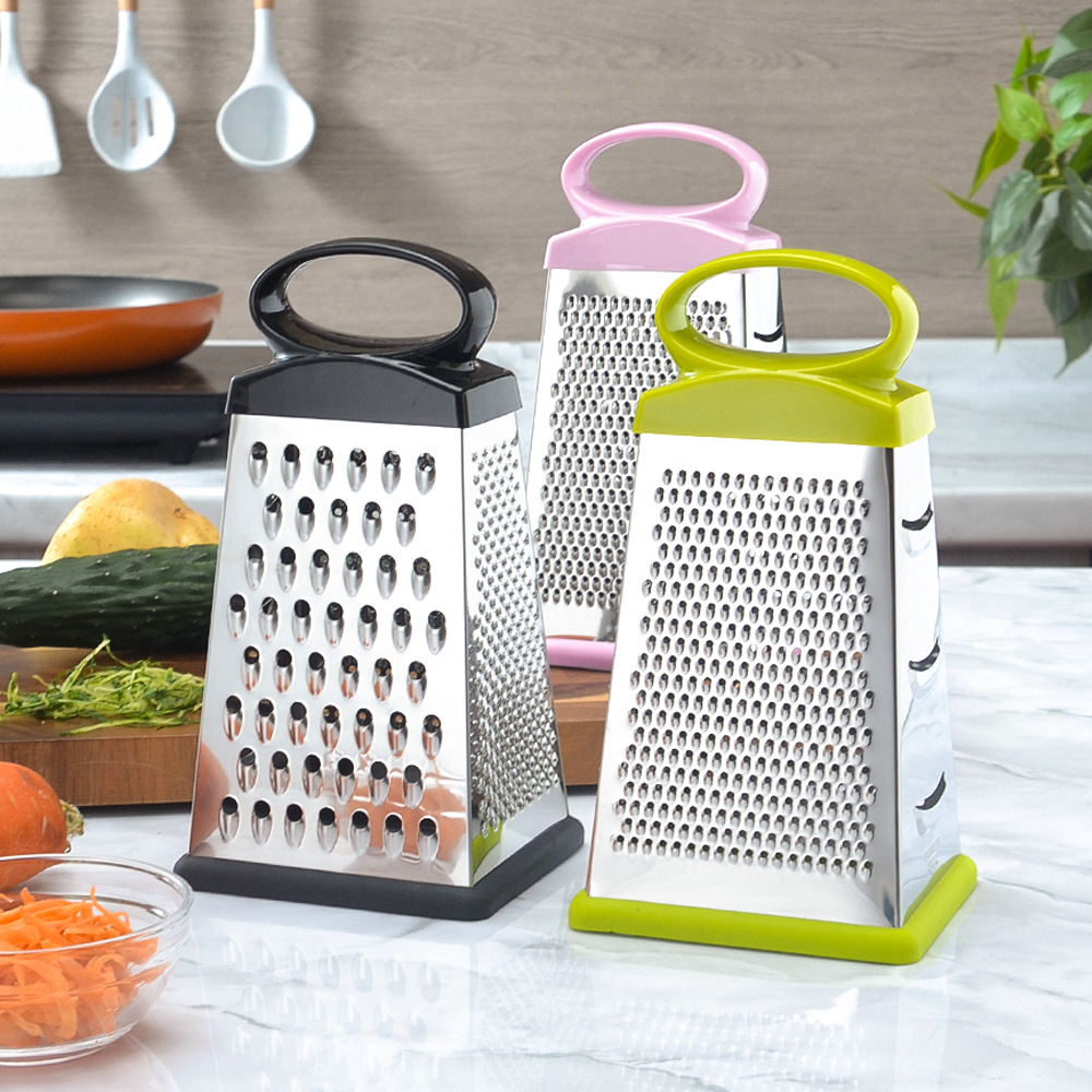 Cross-border stainless steel shredder kitchen vegetable carrot potato grater multi-functional four-side planing wipes