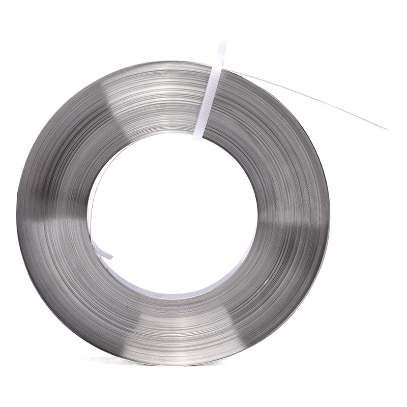 Picture of Stainless steel tie wire pole holding hoop electric box marine metal belt traffic sign packing belt buckle