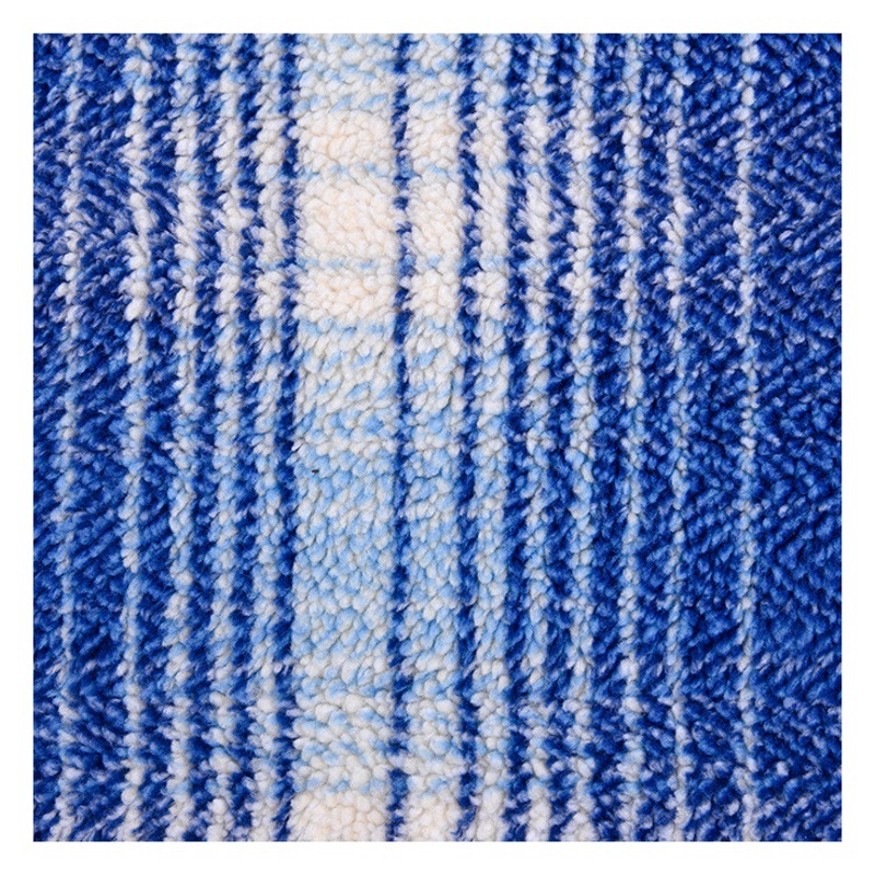Spot gradient striped jacquard lamb wool dotted plaid flannel gradient lamb wool coat autumn and winter fabric