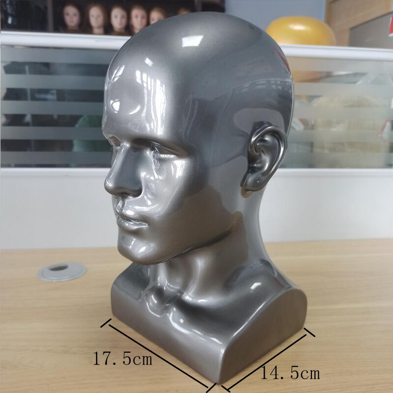 Picture of Wig Model Head Display Hat VR Glasses Men's Dummy Head Shopping Mall Shelf Swimming Goggles Display Model Head Model