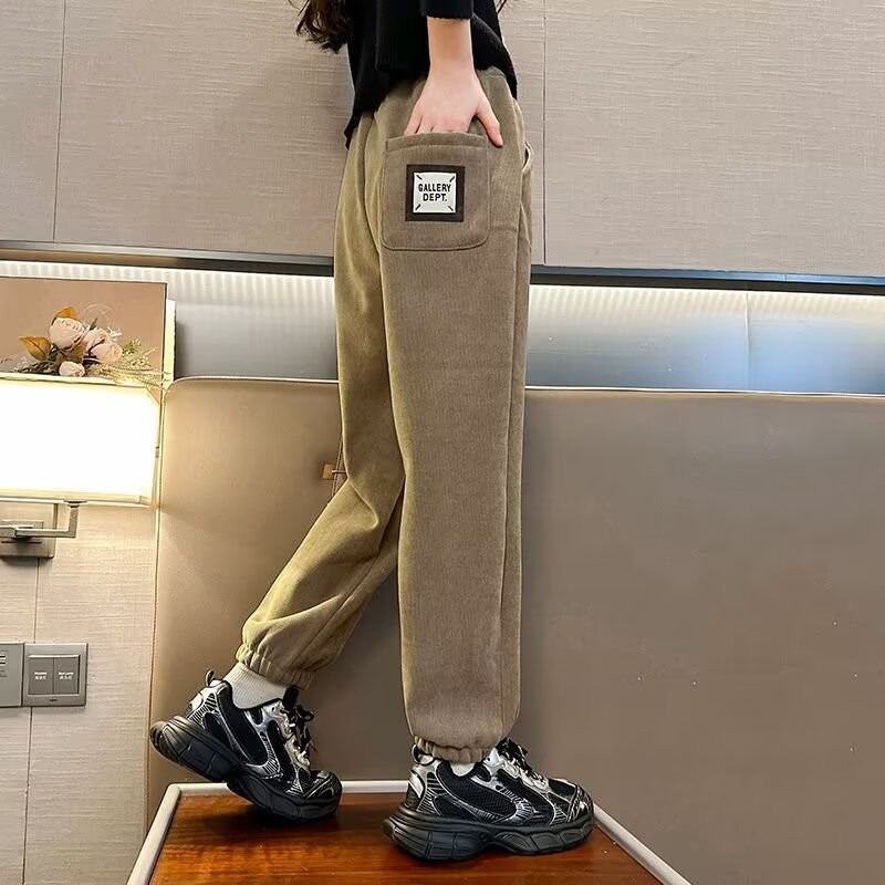 Picture of Girl's Casual Pants 2024 New Children's Outer Wear Pants Large Children's Western Style Spring and Autumn Corduroy Pants