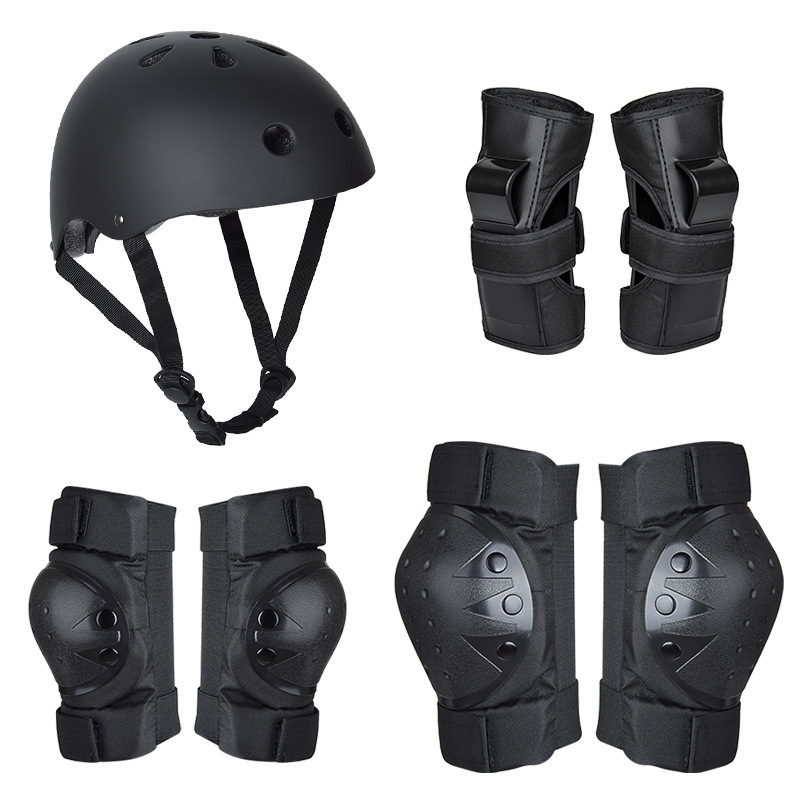 Picture of Factory wholesale adult skateboard protective gear skating sports protective gear suit Heshang head children's roller skating helmet protective gear