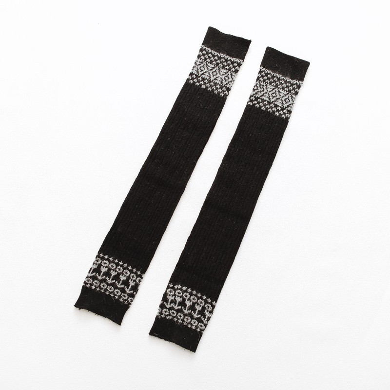 Picture of Factory wholesale Japanese women's knee pads warm long tube pile socks autumn and winter mixed rabbit wool long leg knee socks