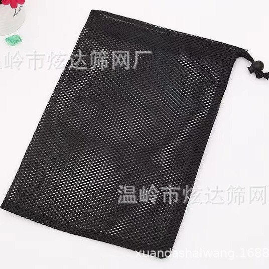Drawstring mesh bag polyester drawstring bag mesh drawstring bag thickened mesh drawstring bag