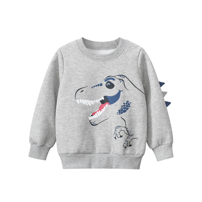 Picture of 27kids cross-border children's clothing live supply autumn and winter woven children's sweater dinosaur baby boys' sanitary clothes wholesale