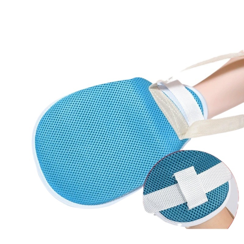 Anti-pull tube restraint gloves breathable elderly anti-scratch wrist fixed restraint belt anti-self-injury inner panel strap rope