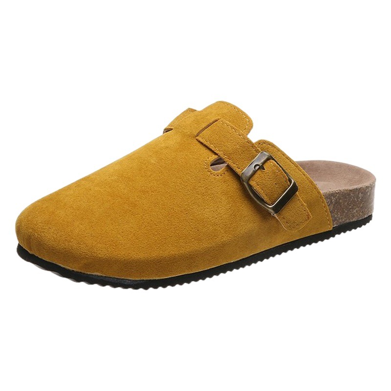 Cross-border plus size thick bottom closed toe slippers foreign trade fashion Amazon hot sale slippers couple Cork in stock slippers