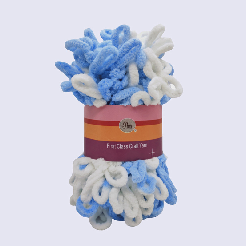 Picture of Loop Yarn Ear Yarn Medium-Thick Yarn for Hand Knitting DIY Pillows, Blankets, Scarves, Ice Yarn in Stock Wholesale