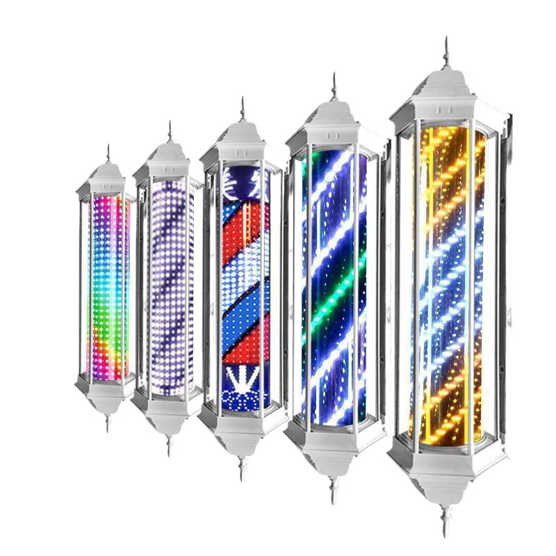 Picture of Barber shop small turn light perm foreign trade turn light barber shop brighten simple mold palace lamp light box factory maintenance