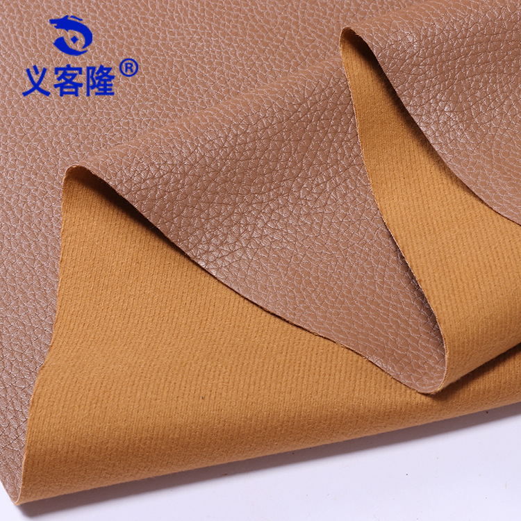 Picture of Yikelong manufacturers directly supply European standard large litchi grain leather full pu leather scratch-resistant sofa leather car interior leather