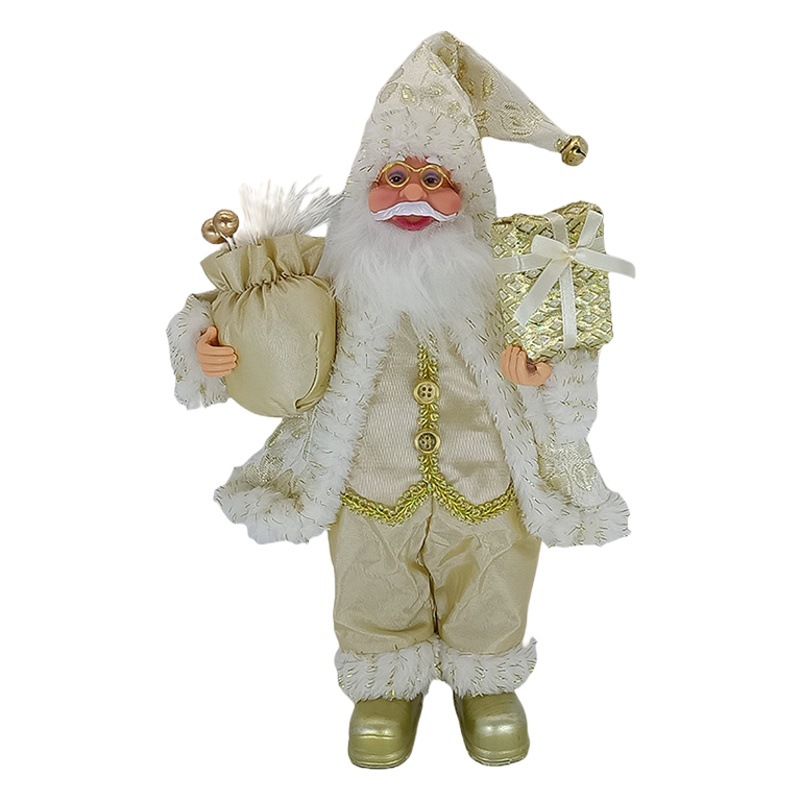 Cross-border New Santa Doll Doll Christmas Decorations Standing Old Man Children Gift Ornaments