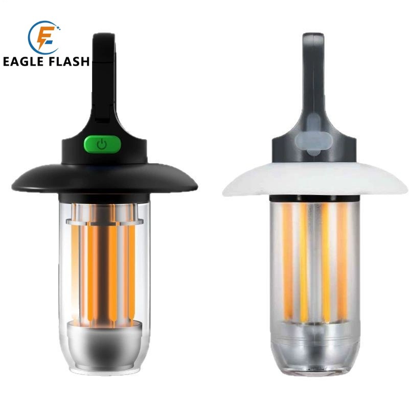 New Portable Multi-Functional Camping Style Light Dual Light Source Two-In-One Flashlight Outdoor Atmosphere Tent Light Camping Style Light
