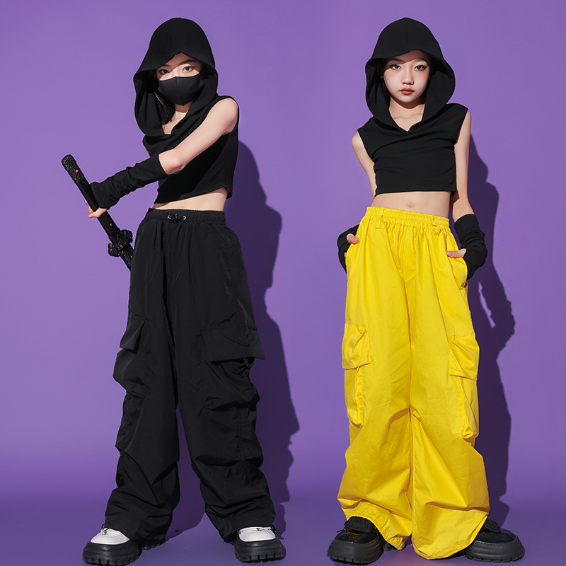 Girls' Jazz Dance Costume Handsome Japanese Street Dance Costume suit Children's Hip Hop Hiphop Stage Fashion