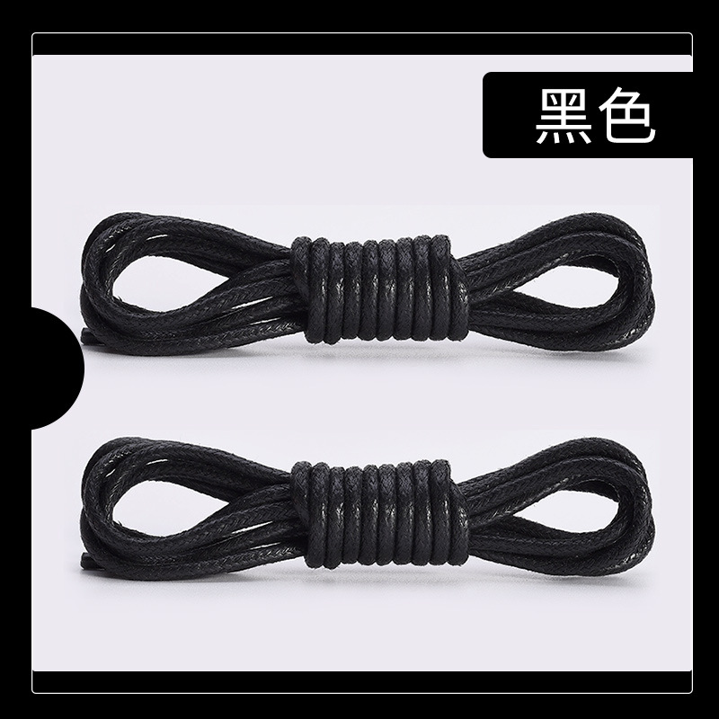 Picture of Wild elephant wholesale martin boots shoelace leather shoes boots brown white black wax rope round waxed shoelace rope a pair