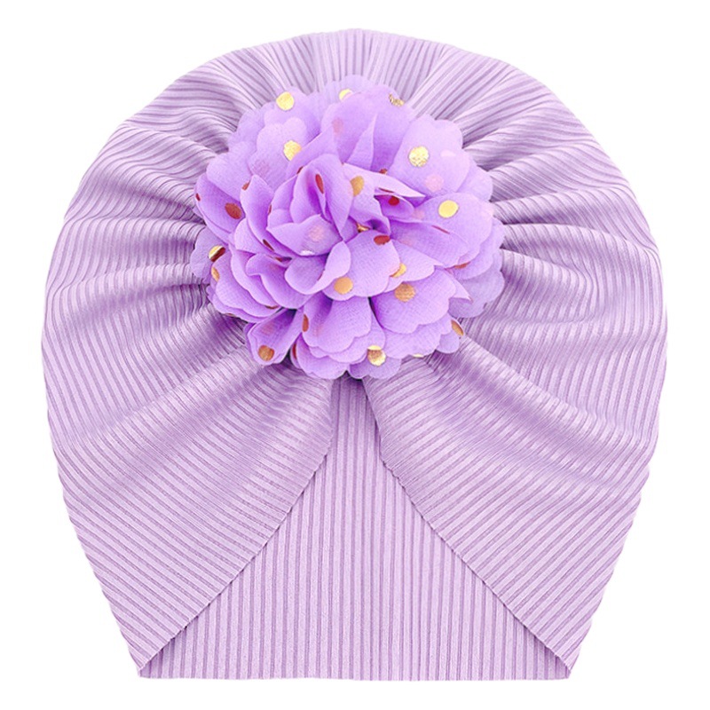 2022 European and American spring thin children's threaded breathable hat Princess Baby hat Baby hat