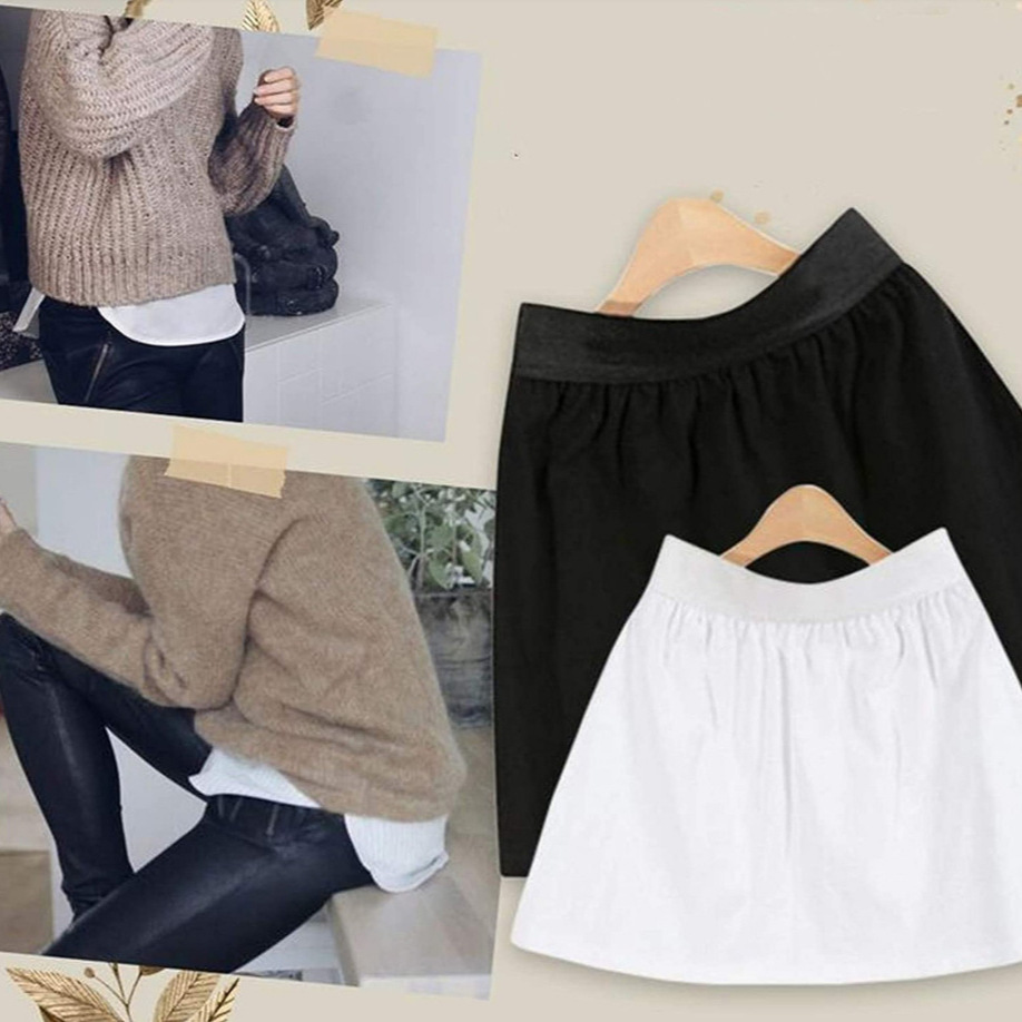 Universal Joker Small White Skirt Base Single Wear Sweater Sweater Clothing Joker Single Product Magic Skirt Special Spot