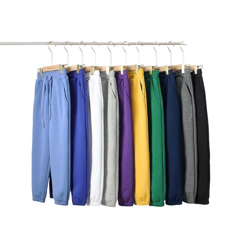 Picture of Autumn and winter Korean version of the new children's fleece-lined pants big children's solid color all-match warm pants girls' pants generation