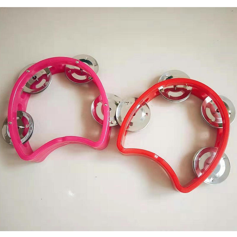 Picture of Wholesale Plastic Flower Bell Rings, Four-Bell Rings, Ktv Orff Double-Row Hand Rells, Dance Companion Wholesale