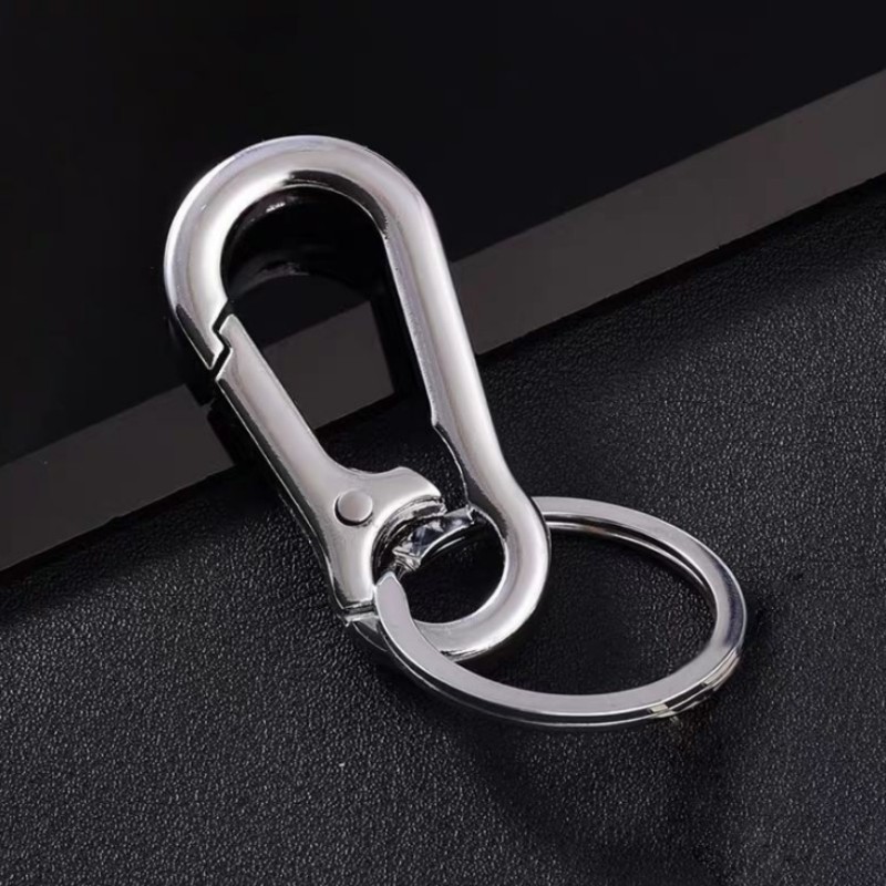 Picture of Car key chain small gifts new commodity men's metal lettering key chain