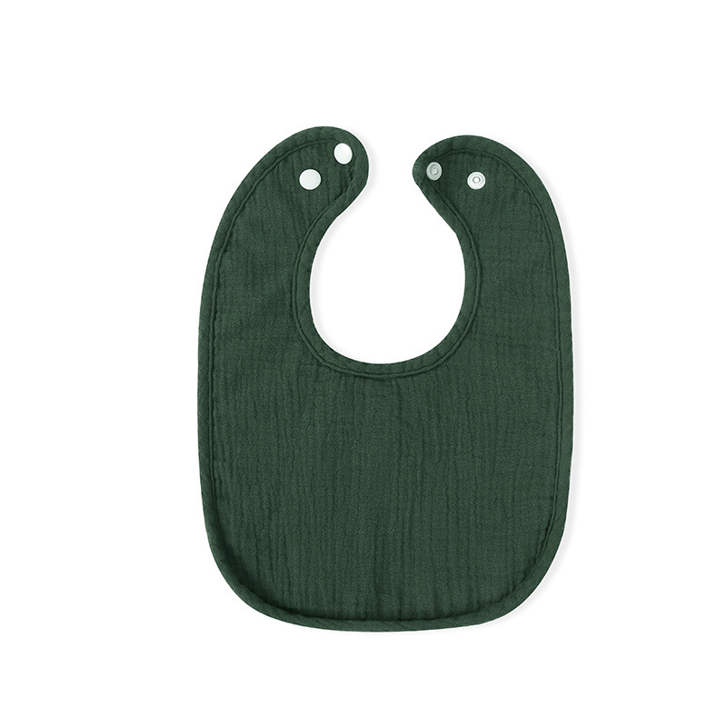 Picture of Gauze Peas Velvet Baby Petal Bib Pure Cotton Baby Sipe Towel Pure Cotton Waterproof Autumn and Winter Thickened Newborn Bib