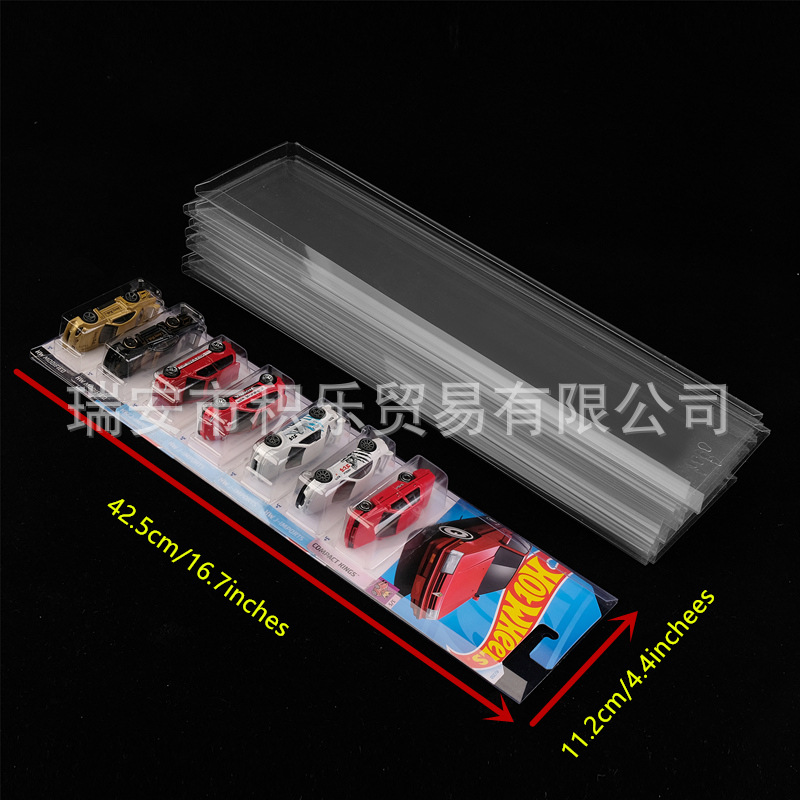 Picture of AliExpress 6-car Hot Wheel folding plastic hotwheels sliding card plastic pvc toy car packing box