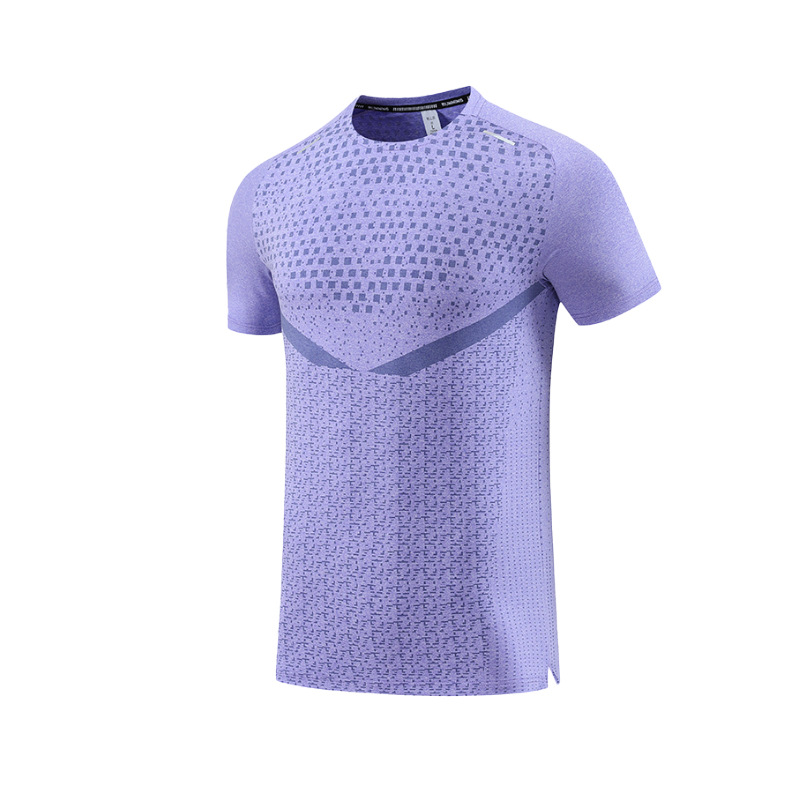 Picture of Men's summer outdoor quick-drying T-shirt new sports running training workout clothes cool round neck short sleeve quick-drying clothes
