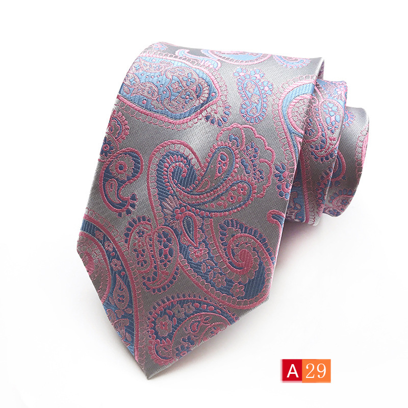 Picture of Source Factory Hot Jacquard Fabric Tie Men's Dress Business Suit Accessories Tie Wholesale