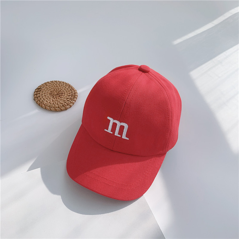Picture of Letter embroidery children's baseball cap spring and summer girls baby summer hat handsome baby boy cute cap