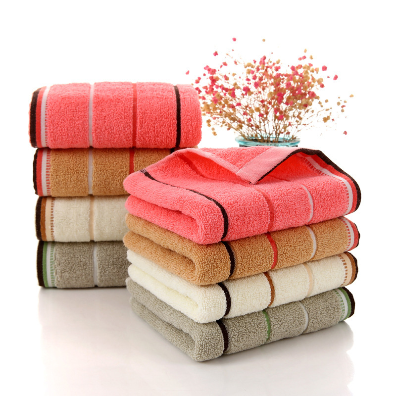Picture of Gaoyang factory cotton European flower towel soft absorbent large face towel supermarket gift wholesale face towel household towel