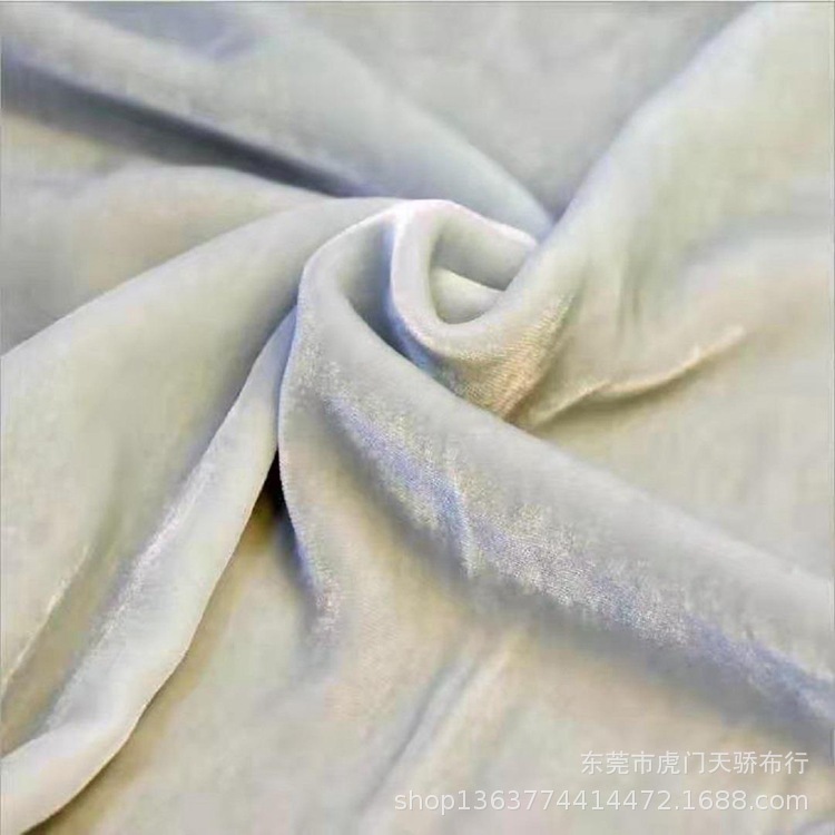 Spot supply rayon Korean velvet velvet fabric knitted 180g rayon velvet fashion women's clothing material